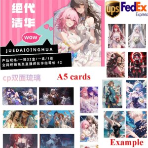 Goddess Story A5 Xingheng Juedaiqinghua Crystal Glass Double-sided Waifu Cards Anime Sexy Girl Party Bikini Feast Card Kids Toy
