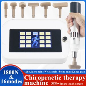 Touch Screen Electric Chiropractic Adjustment Gun 1800N Relieve Lumbar Waist Pain Massage Corrective Electric Massager 2025 New