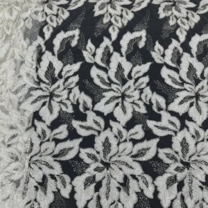 5 Yard African Sequins Lace Fabric 2025 High Quality Lace Embroidery Beaded Mesh Fabric For Women Wedding Party Dress