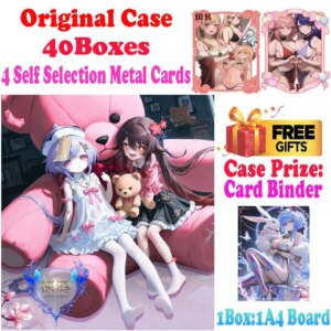 2025 Lastest A4 Size Jinghong Wave 2 Waifu Colored Paper Board Robin Raiden Ganyu Artboard TCG Toys Hobby Gift
