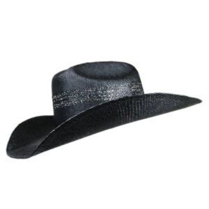 Vintage four hollow breathable woven hard set cowboy hat and waterproof top