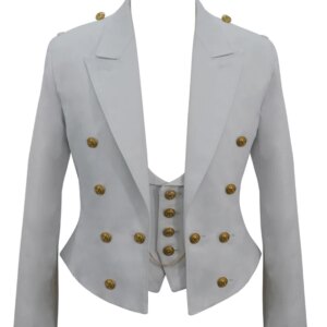 GUDG-010 WWII German Kriegsmarine Officers White Gabardine Mess Dress  & Vest