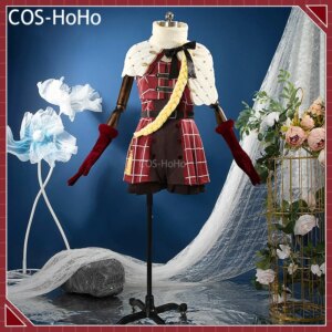 COS-HoHo Vtuber Nijisanji Uduki Kohh MV Game Suit Lovely Uniform Cosplay Costume Halloween Carnival Party Role Play Outfit