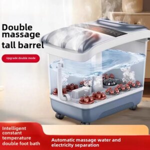 Double foot bath tub heating constant temperature electric massage health foot bath tub household parent-child foot bath tub