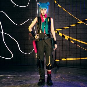 Arcane Season 2 League of Legends LOL Universe Jinx Powder Cosplay Costume