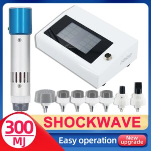 300MJ Professional Shockwave Therapy Machine For ED Treatment Pain Relief Relaxation Muscle Body Massager Shock Wave Device