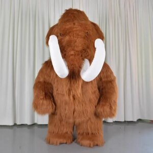 260cm Cosplay Inflatable Mammuthus primigenius Manny elephant Mascot Costume Fancy Dress Party Advertising Ceremony perform show