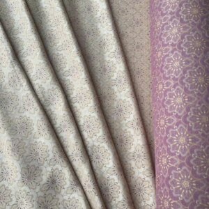 Silk Rayon Blended Brocade Song Dynasty Purple Flower 30 140 Door Width 42momme New Chinese Coat Vest Bed Cover Cloth Fabric