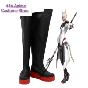 Game Final Fantasy Y Shtola Cosplay Shoes Boots Props Halloween Party Role Play Custom Made Aksesori
