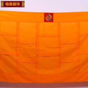 Tibetan Lama Clothing, Single Monk Cloak, Lay Buddhist Clothes, Monk’s Polyester and Cotton, Robe