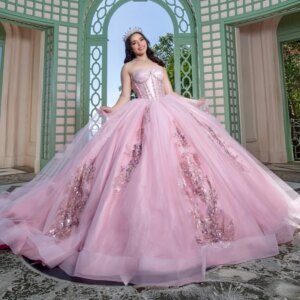 Pink Shiny Quinceanera Dresses Off Shoulder Ball Gown Sweet 16 Dress Applique Lace Beading Crystal Tull Birthday Party Vestidos