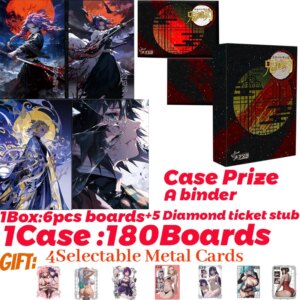 DaYi 2 DS Demon Slayer A6 Color Paper Demon Slayer Corps CCG ACG Tanjirou Kamado Nezuko Character Collection Cards Gift