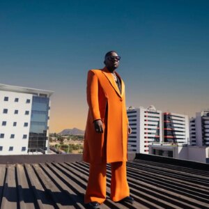 Orange Men Suits 2 Piece Long Blazer+Pants Cotton Prom Wedding Tuxedo Split Coat Custom Made Formal Office Jacket Trousers