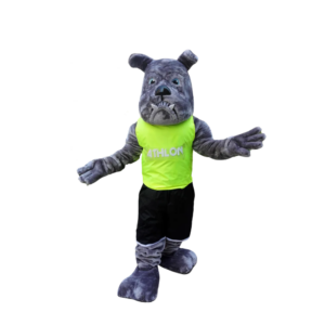 grey bulldog mascot costume bull dog custom cartoon character cosplay fancy dress mascotte theme carnival costume anime kits1333