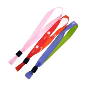 Custom Design Disposable polyester ID Wristband