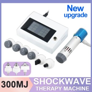 300MJ Shockwave Therapy Machine For ED Treatment Relief Body Fatigue Muslc Relaxation Pain Relieve Portable Shock Wave Equipment