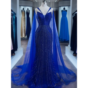 Gorgeous Beading V-Neck Evening Dresses Sleeveless Floor Length Special Occasion Luxury Dubai Prom Dress Vestidos 2025