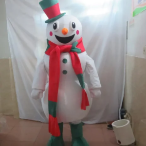New Adult Hot Sale Foam Lovely Snowman Doll Fancy Cartoon Mascot Costume Plush Christmas Fancy Dress Halloween Mascot Costume