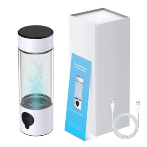 390 ML Intelligent Hydrogen Rich Water Mug Japan Water Filter Hydrogen Water Bottle Electrolysis Hydrogen Mug Generator