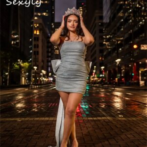 Luxury Mini Short Prom Dresses With Bow Elegant Strapless Sheath Evening Dinner Dress Sexy Cocktail Party Birthday Customized