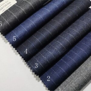 New all-wool striped clothing fabric autumn/winter suit pants small coat Business vest cloth