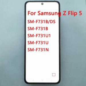 Dynamic AMOLED For Samsung Galaxy Z Flip 5 Inner Screen 6.7″ Samsung SM-F731B/DS F731U Display LCD Screen With Frame Small Dot