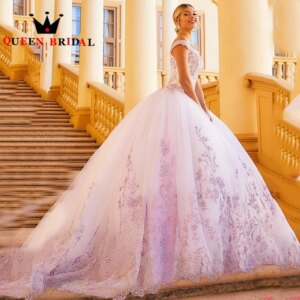 Graceful Appliques Lace Quinceanera Dresses 2024 Sweetheart Off Shoulder Backless Birthday Gowns 15 Quinceañera Custom H83X