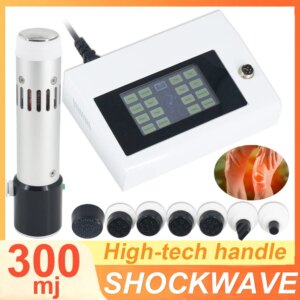 Shockwave Therapy Machine ED Treatment 300MJ High Energy Relieve Shoulder Neck Pain Easy Use Physiotherapy Shock Wave Equipment