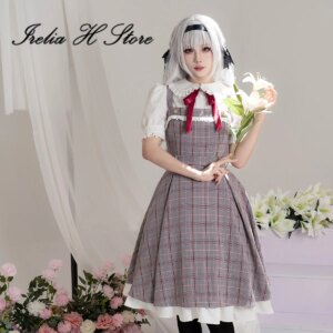 Irelia H Honjo Manami Kanzaki Manami Cosplay Costume School Uniform dress female Anime shirt dress