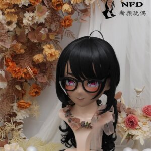 Kigurumi self-set Kigurumi mask full head with lock cosplay head shell props costume anime game