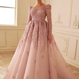 MVOZEIN Luxury Evening Dresses 2025 Sparkly Crystal Formal Dresses Long Party Dress Elegant Dress for Prom Women Dresses