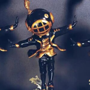 Sank Toys Sank The Child Little Sank Dancing Alone Dark Resin Painted Collection Figurine Figure Model Statue