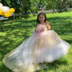 Customized Luxury Mini Quinceanera Dresses Mexican Ball Gowns Tulle Appliques with Bows vestidos para niñas