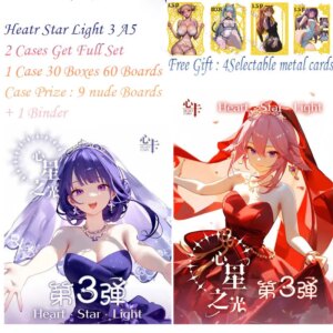 Heatr Star Light 3 A5 Board Goddess Story Collection Full Set Cards Anime Games Girl Party Swimsuit Party Doujin Toys Hobby Gift