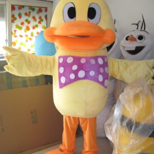 custom made duck mascot costume for holiday