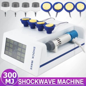 Shockwave Therapy Machine 300MJ 18Hz For Effective ED Treatment Shock Wave Muscle Pain Relief Massager EMS Massage Physiotherapy