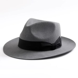 Autumn and winter top hat Vintage large brim felt woolen warm for men women