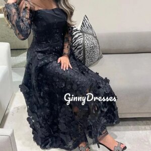 Customized Evening Luxury Dress A-Line Scoop Neckline Prom Dresses Floor-Length Zipper Up Lace Elegant And Pretty Women’S Dresse