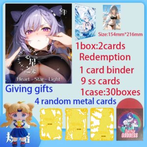 New Case Wholesale Heart shaped Starlight A5 Size Goddess Story Swimsuit Bikini Feast Fighting Gold Toys and Hobby Gifts