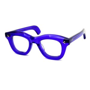 Big Square Size Hand Made Italy Super-Thick Acetate Men Women Vintage Retro Spectacle Frame Prescription Lens PL-003