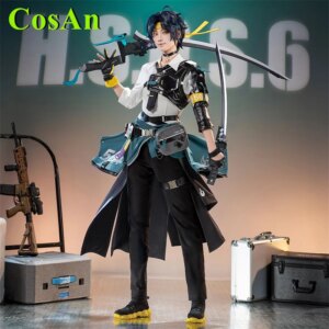 CosAn Game Zenless Zone Zero Asaba Haruma Cosplay Costume Special Task Role Play Clothing Men’s Wear