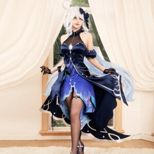 Ezcosplay x TTOSOM Genshin Impact Focalors Furina Dress Cosplay Costume