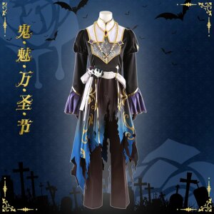 COS-HoHo Ensemble Stars Fine Fushimi Yuzuru/Himemiya Tori/Tenshouin Eichi/Hibiki Wataru Cosplay Costume Ghost Halloween Outfit