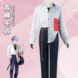 Game Project Sekai PJSK Aoyagi Toya Cosplay Costume Halloween outfits Women Men Suit