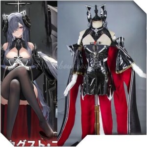 Azur Lane KMS August von Parseval Cosplay Costume Woman Halloween Uniforms Dress Game Clothes Cosplay