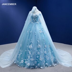RSM67458 Flower Elegant Plain Wedding Dress Sweetheart Sequined Princess Style Quinceanera Dresses Pleat Long Party Dress kleid