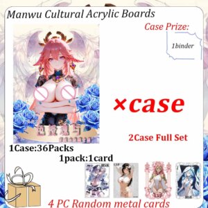 New Manwu Cultural Acrylic Boards Goddess Story Waifu Collection Cards Bikini Swimsuit Design for ACG CCG TCG Fans Gift