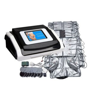 3 in 1 Air Pressotherapy Lymphatic Dranaige Massager With EMS Body Slimming Suit for Salon Spa Use Weight Loss