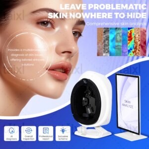 AISIA Q1 3D AI Facial Skin Analyzer Detection Skin Problem Diagnosis 8 Spectrum Professional Analysis Beauty Salon Equipment