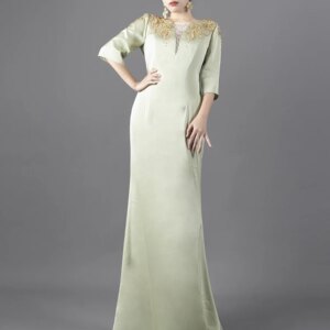 Unique Hostess Gown Embroidery Elegant Mother Of The Bride Dress For Boutique Formal Occasions M204